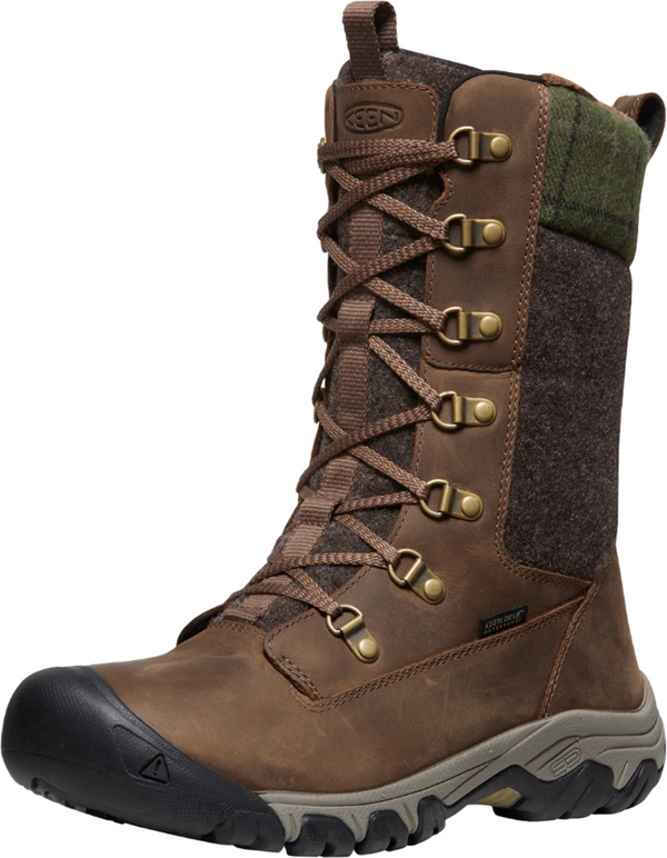 KEEN 1027720 Women's Greta Tall Boot WP Dark Earth