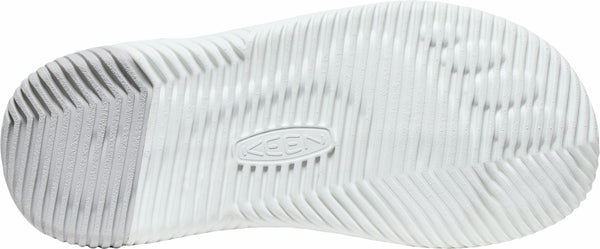 KEEN 1030068 Big Kids' KNX Knit Sneaker - Star White/Skyway