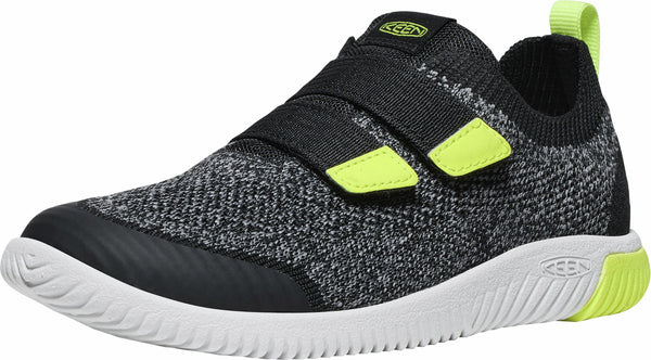 KEEN 1030075 Big Kids' KNX Knit Double Strap - Black/Evening Primrose