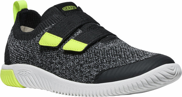 KEEN 1030075 Big Kids' KNX Knit Double Strap - Black/Evening Primrose