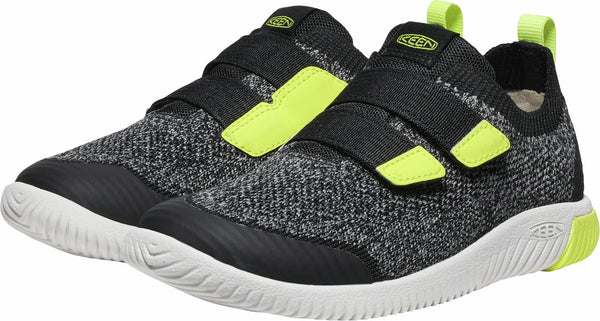 KEEN 1030075 Big Kids' KNX Knit Double Strap - Black/Evening Primrose
