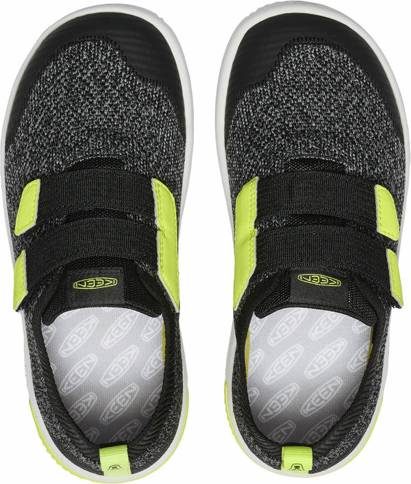 KEEN 1030075 Big Kids' KNX Knit Double Strap - Black/Evening Primrose