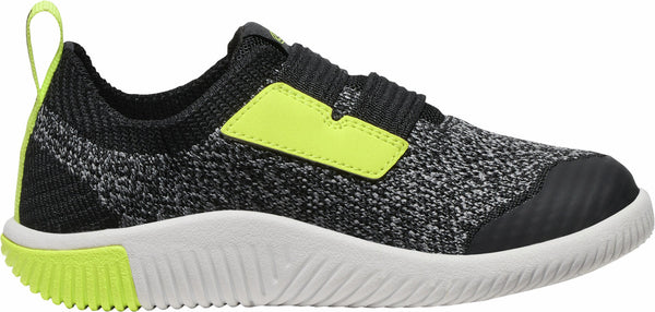 KEEN 1030113 Little Kids' KNX Knit Double Strap - Black/Evening Primrose
