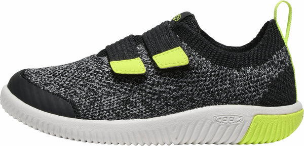 KEEN 1030113 Little Kids' KNX Knit Double Strap - Black/Evening Primrose