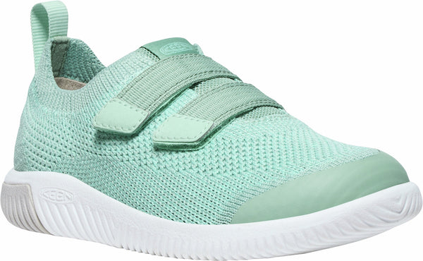 KEEN 1030114 Little Kids' KNX Knit Double Strap - Granite Green/Lichen