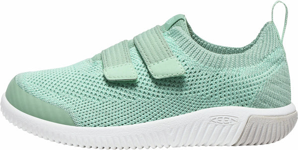 KEEN 1030114 Little Kids' KNX Knit Double Strap - Granite Green/Lichen