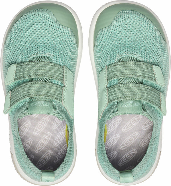 KEEN 1030114 Little Kids' KNX Knit Double Strap - Granite Green/Lichen