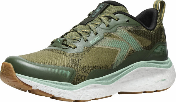 KEEN 1030505 Women's Leiki Waterproof Hiking Shoe - Winter Moss/Granite Green