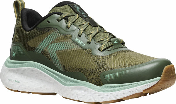 KEEN 1030505 Women's Leiki Waterproof Hiking Shoe - Winter Moss/Granite Green