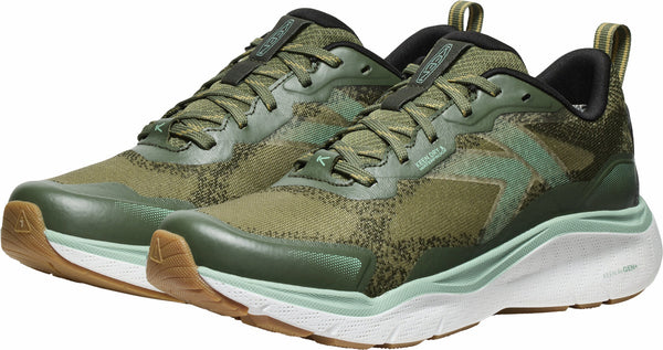 KEEN 1030505 Women's Leiki Waterproof Hiking Shoe - Winter Moss/Granite Green