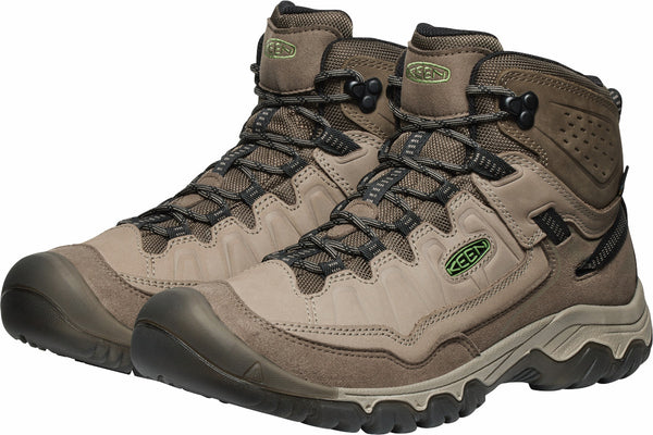 KEEN 1030687 Men's Targhee IV Waterproof Hiking Boot - Brindle/Canteen