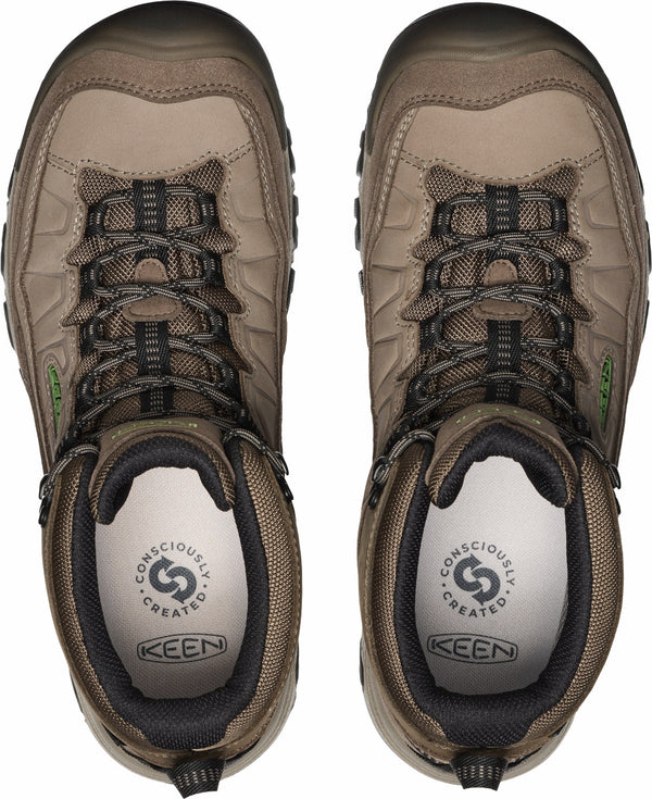 KEEN 1030687 Men's Targhee IV Waterproof Hiking Boot - Brindle/Canteen