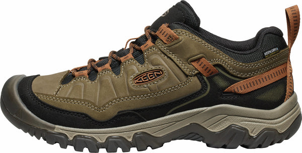 KEEN 1030691 Men's Targhee IV Waterproof Hiking Shoe - Sea Turtle/Roasted Pecan