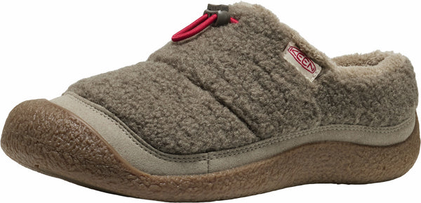 KEEN 1031040 Women's Howser III Slide Brindle/Brindle Sherpa
