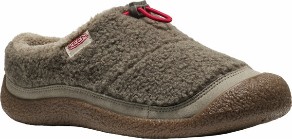 KEEN 1031040 Women's Howser III Slide Brindle/Brindle Sherpa