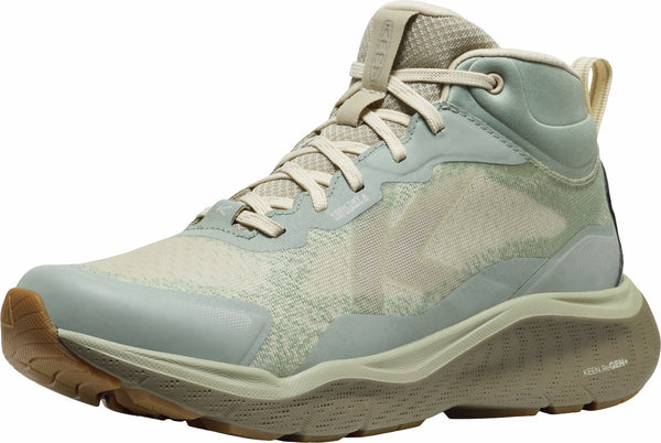 KEEN 1031122 Women's Leiki Mid WP Iceberg Green/Birch