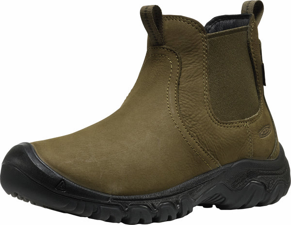 KEEN 1031172 Women's Greta Chelsea II WP Dark Olive/Black