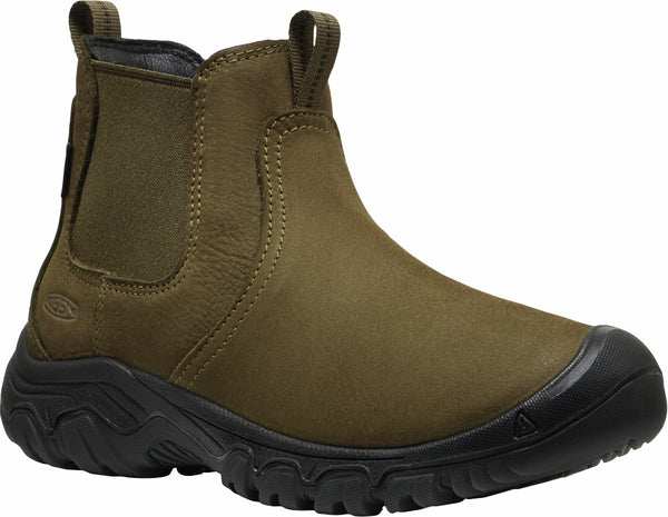 KEEN 1031172 Women's Greta Chelsea II WP Dark Olive/Black