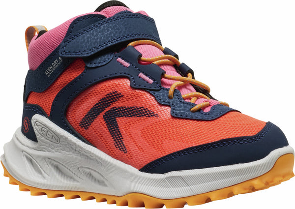 KEEN 1031250 Little Kids' Zionic Mid WP Naval Academy/Nasturtium