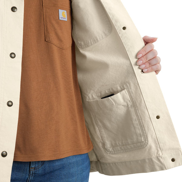 Carhartt 106812 Women's Rugged Flex Loose Fit Canvas Chore Coat