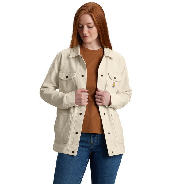 Carhartt 106812 Women's Rugged Flex Loose Fit Canvas Chore Coat