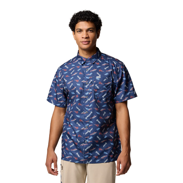 Columbia 1653761 Men's Super Slack Tide Camp Shirt