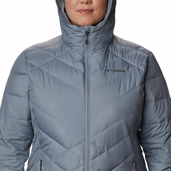 Columbia 1738162 Women's Heavenly Long Hooded Jacket - Plus Sizes