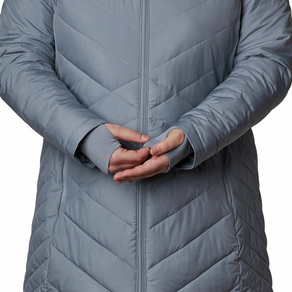 Columbia 1738162 Women's Heavenly Long Hooded Jacket - Plus Sizes