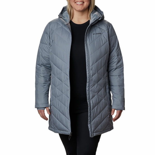 Columbia 1738162 Women's Heavenly Long Hooded Jacket - Plus Sizes