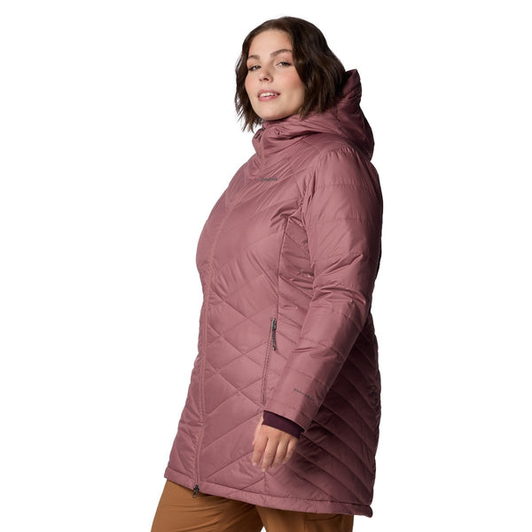 Columbia 1738162 Women's Heavenly Long Hooded Jacket - Plus Sizes