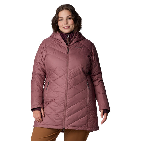 Columbia 1738162 Women's Heavenly Long Hooded Jacket - Plus Sizes