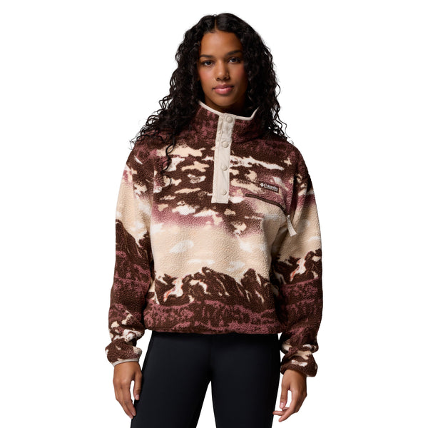 Columbia 2098501 Women's Helvetia II Printed Cropped Half Snap