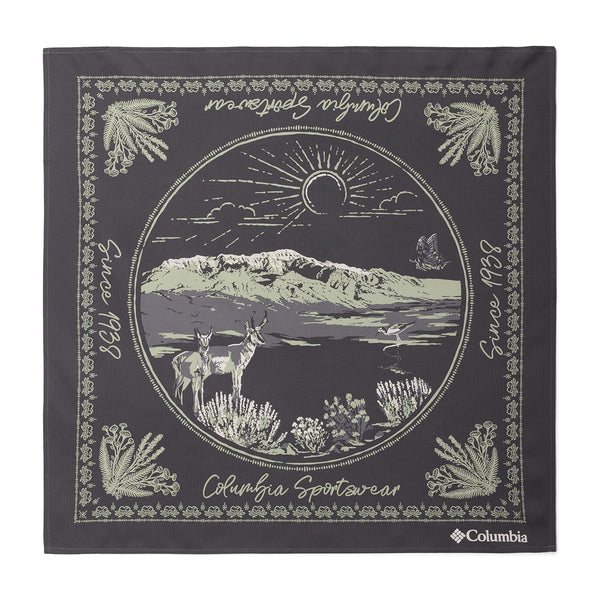 Columbia 2126151 Skien Valley Bandana - Dark Stone