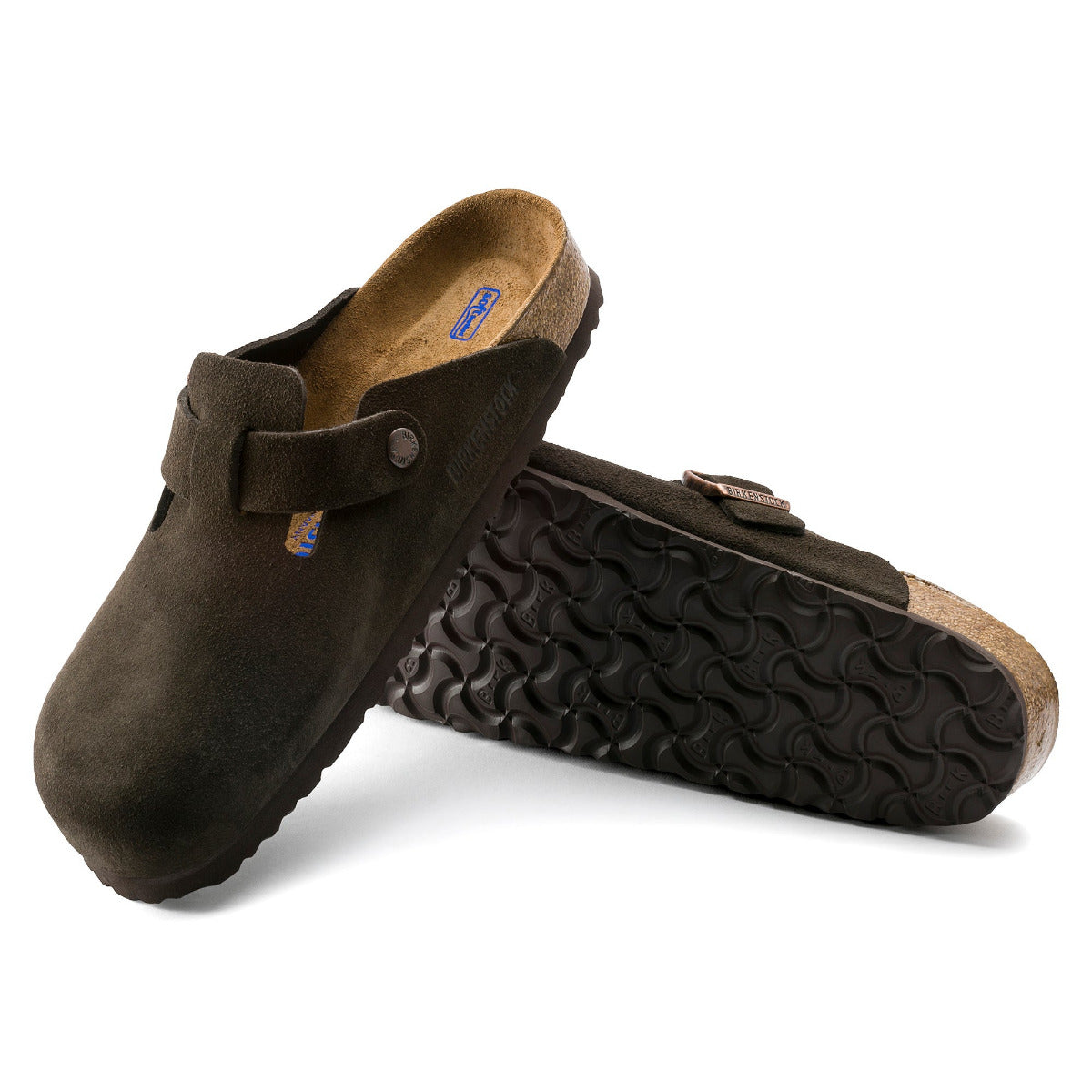 Birkenstock-Boston Soft Footbed Mocha Suede – Getz's Inc.