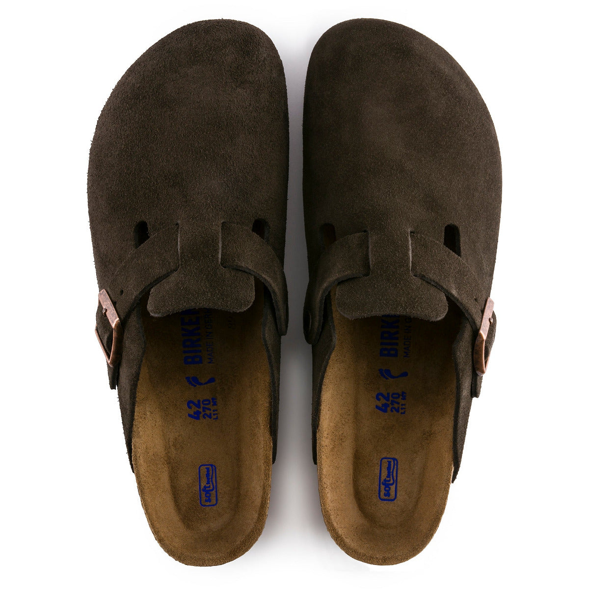 Birkenstock-Boston Soft Footbed Mocha Suede – Getz's Inc.