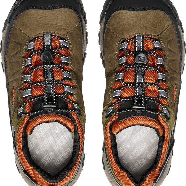 KEEN 1029563 Big Kids' Targhee IV Low WP Sizes 1-7 Dark Olive