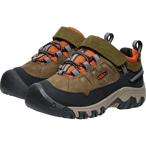 KEEN 1029614 Little Kids' Targhee IV Low WP Sizes 8-13 Dark Olive