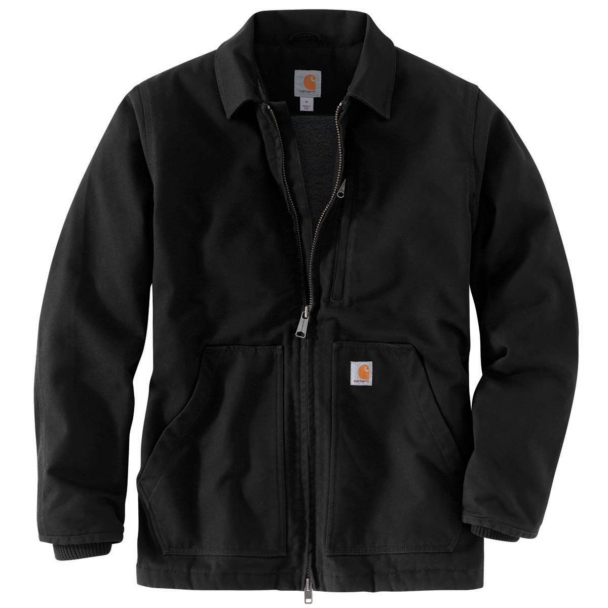 Carhartt-Men's Loose Fit Washed Duck Sherpa-Lined Coat – Getz's Inc.
