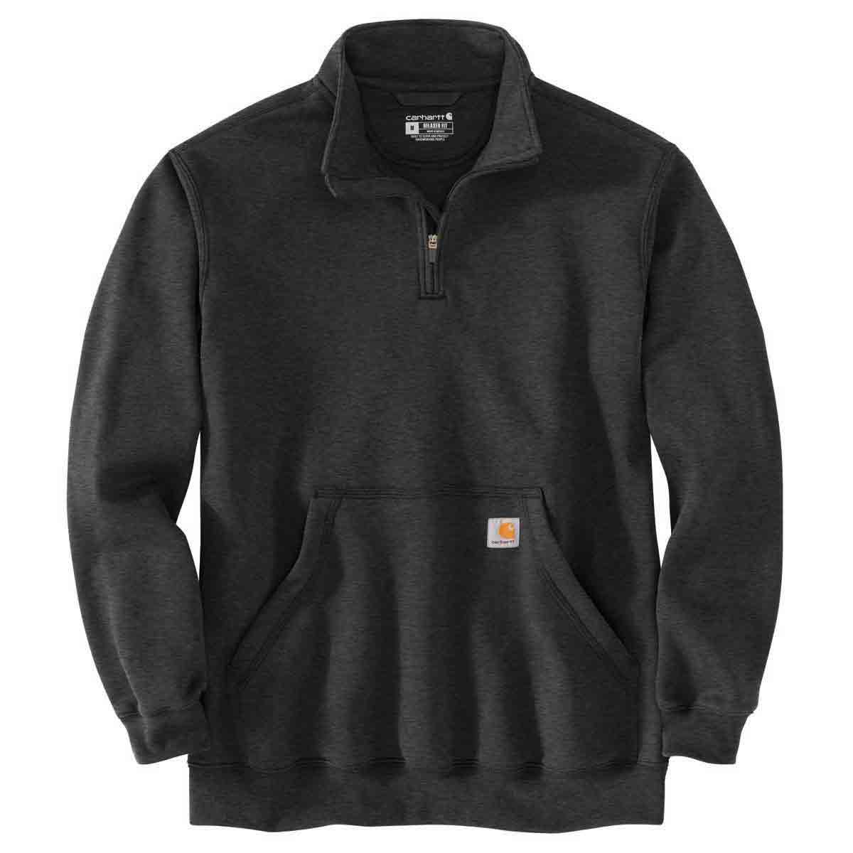 Carhartt-Men's Loose Fit Midweight Quarter-Zip Mock-Neck