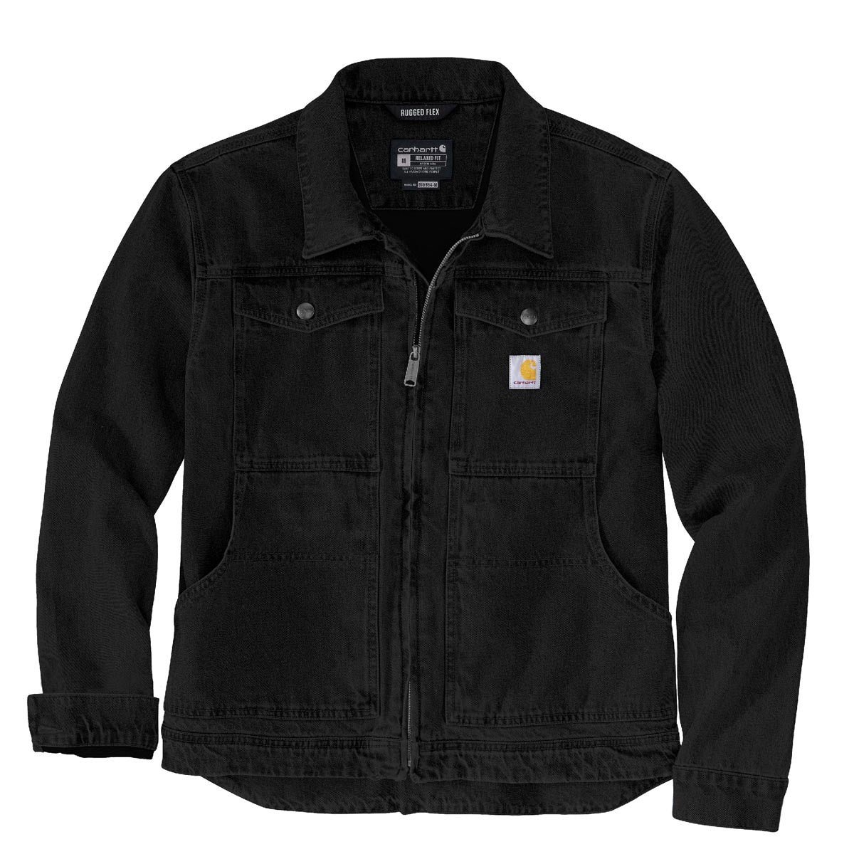 ジャケット・アウター Carhartt Rugged Flex Black Detroit Carhartt-Men's Rugged Flex Relaxed Fit Duck Jacket – Getz's Inc.