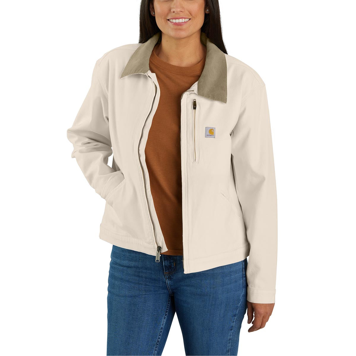 Carhartt-Women's Rugged Flex Loose Fit Canvas Detroit Jacket