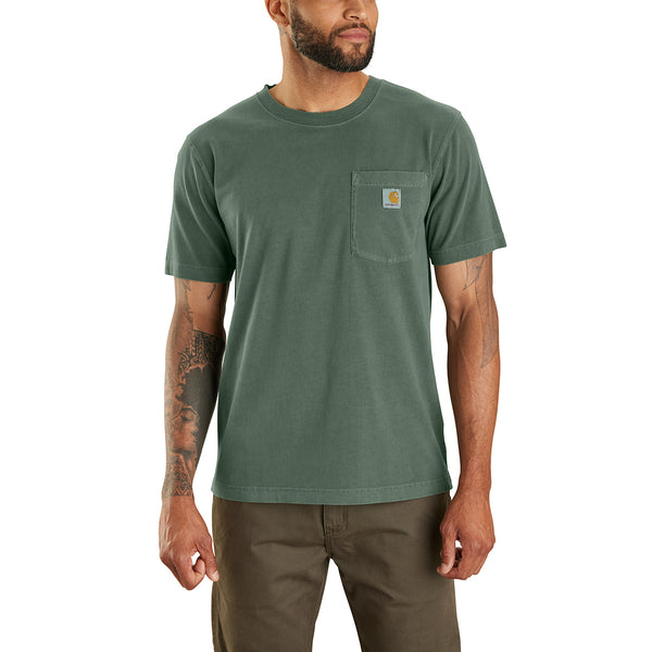 Carhartt 106252-C Men's Relaxed Fit Lightweight SS Garment Dyed Pocket T-Shirt Discontinued Pricing