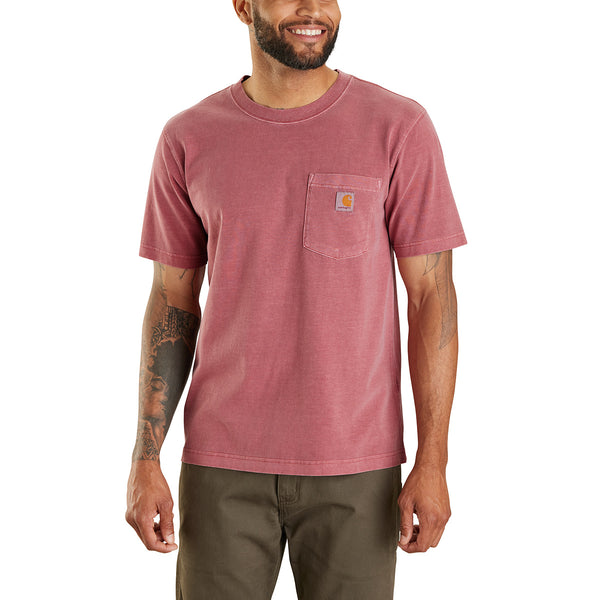 Carhartt 106252-C Men's Relaxed Fit Lightweight SS Garment Dyed Pocket T-Shirt Discontinued Pricing