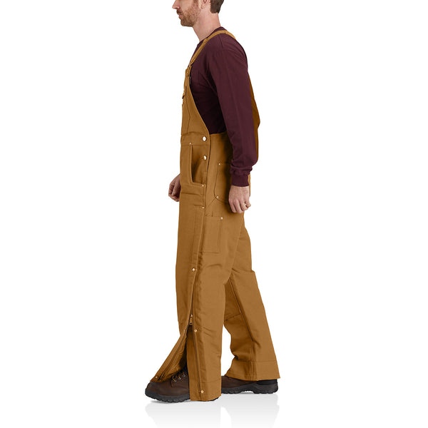 Carhartt 106672 Men's Loose Fit Firm Duck Insulated Bib Overall