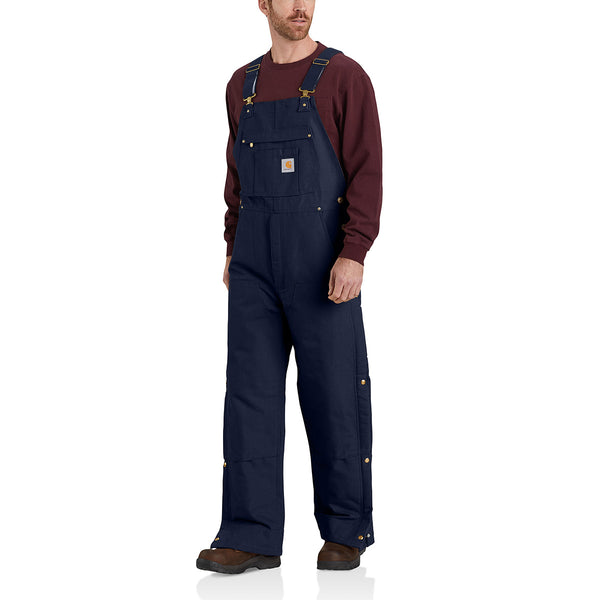 Carhartt 106672 Men's Loose Fit Firm Duck Insulated Bib Overall