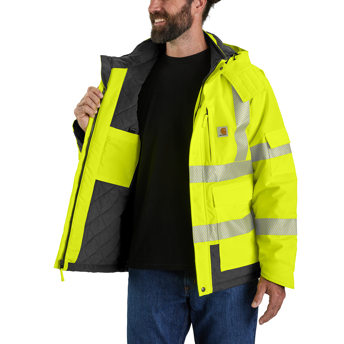 Carhartt-Men's High-Visibility Waterproof Loose Fit Heavyweight