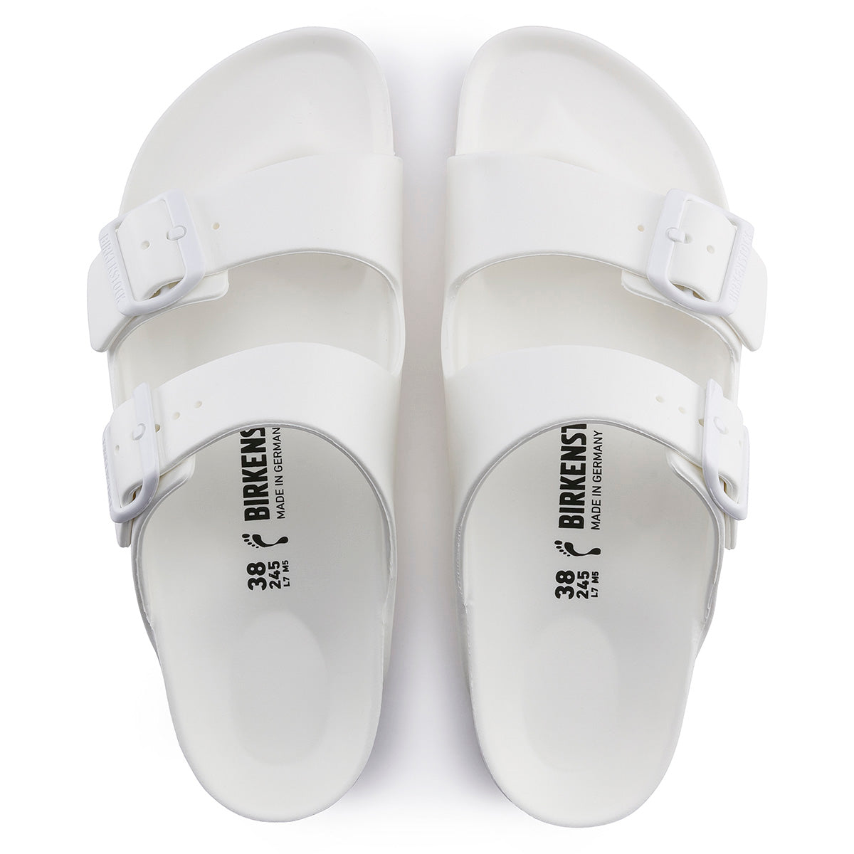 Birkenstock-Arizona EVA White-Narrow – Getz's Inc.