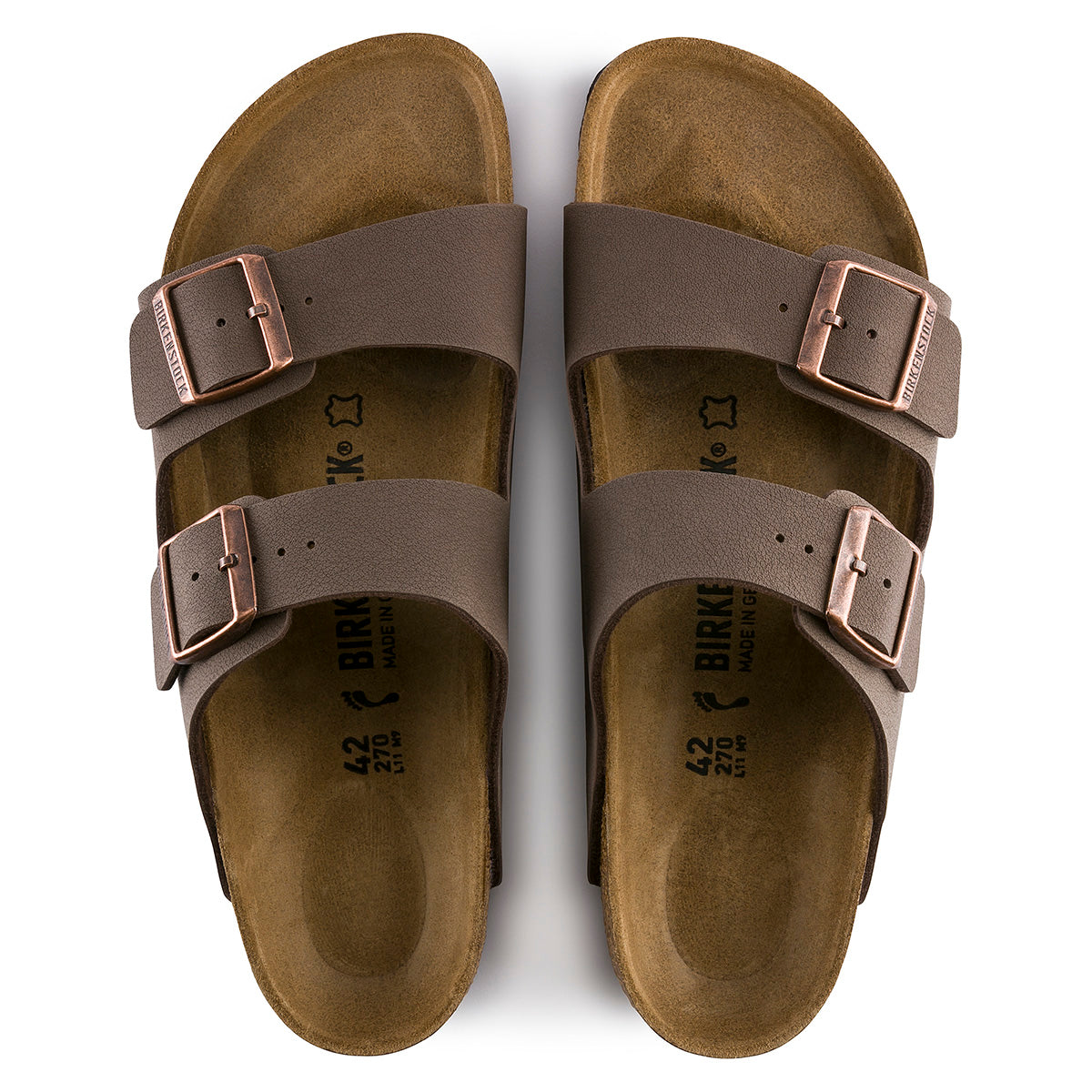 Birkenstock-Arizona Mocha Birkibuc – Getz's Inc.