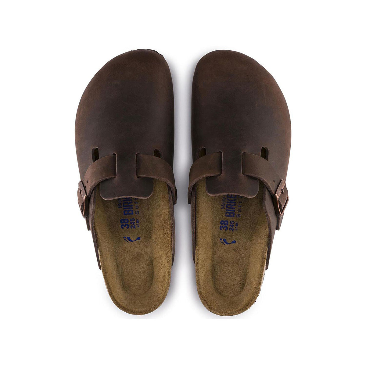 Birkenstock-Boston Soft Footbed Habana Oiled Leather-Narrow