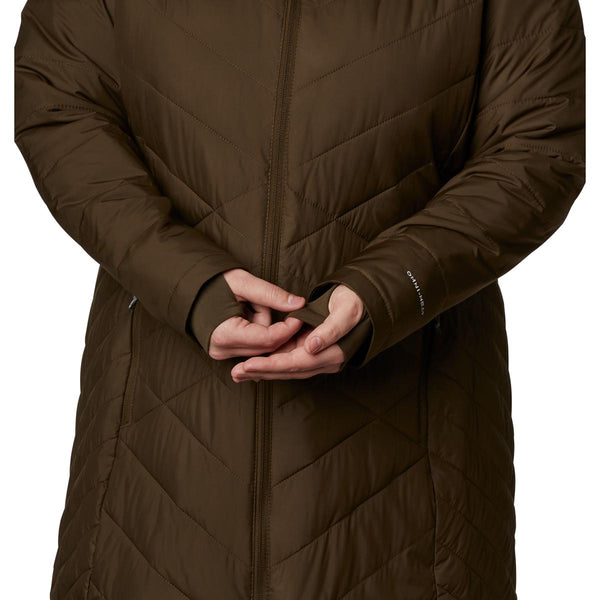 Columbia 1738162 Women's Heavenly Long Hooded Jacket - Plus Sizes